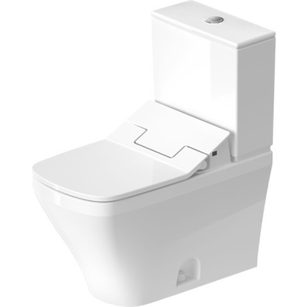 Duravit Two-Piece Toilet Durastyle Siphon Jet, Elongated, Het White 2160510000